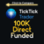 TickTick Trader 100K Direct Funded Account