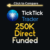 TickTick Trader 250K Direct Funded Account